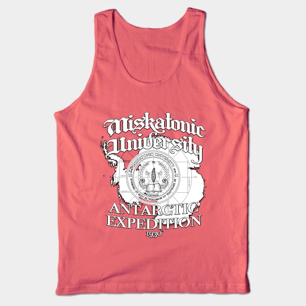 Miskatonic University Antarctic Expedition 1930 Tank Top by Hiraeth Tees